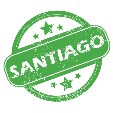 Santiago yeşil pul