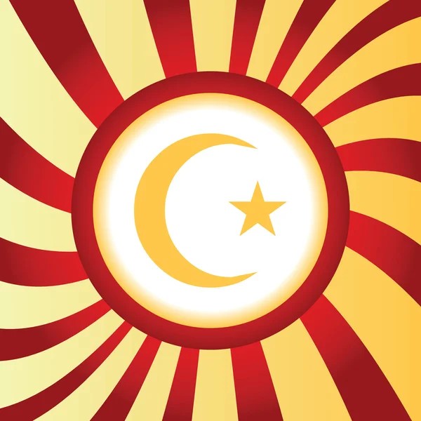 Turquía símbolo abstracto icono — Vector de stock