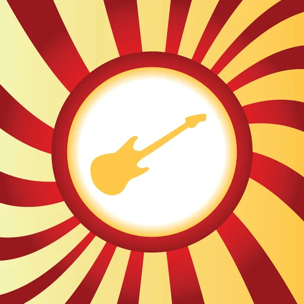 Guitar abstract icon — Stock Vector