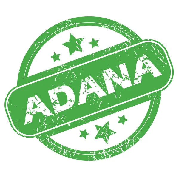 Adana green stamp — Stock Vector