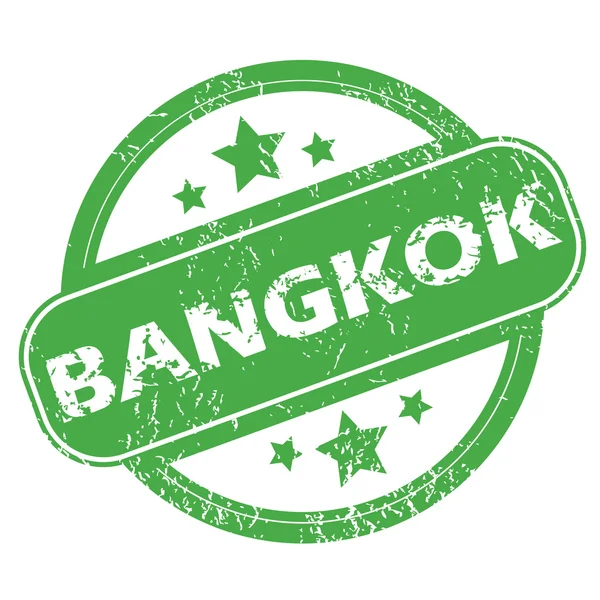 Зелёная марка Бангкока — стоковый вектор