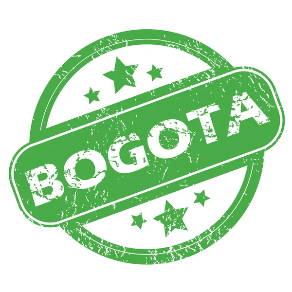 Bogota green stamp — Stock Vector