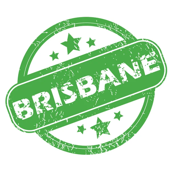 Brisbane green stamp — Stock Vector