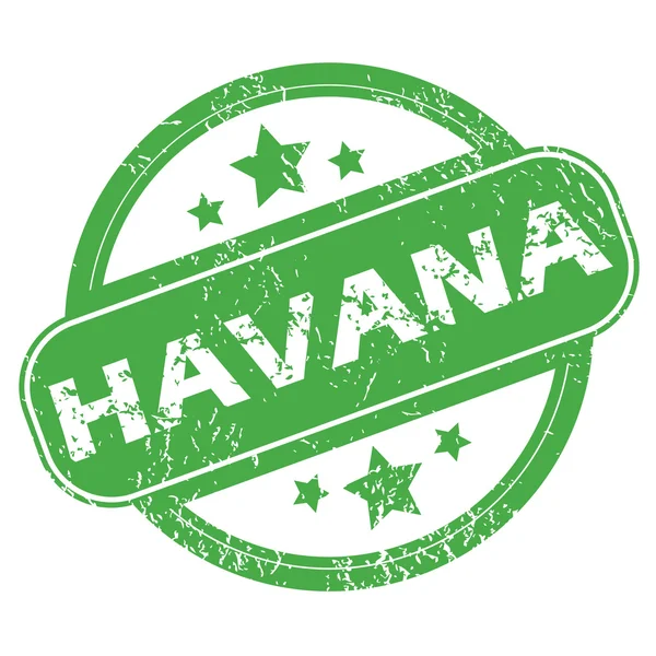 Sello verde Habana — Archivo Imágenes Vectoriales