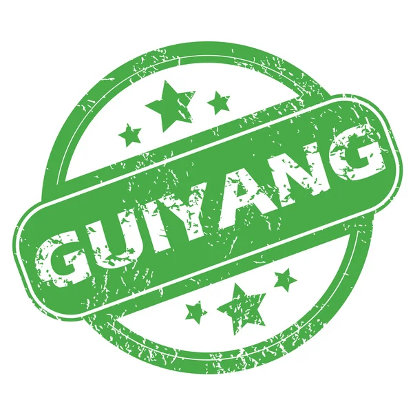 Guiyang zielony znaczek — Wektor stockowy