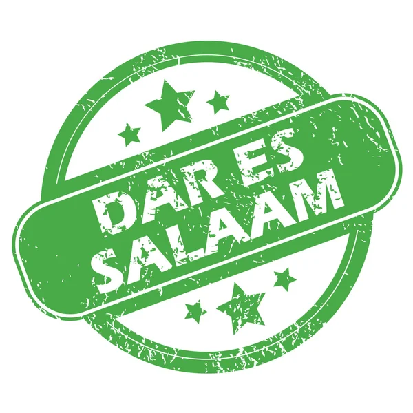 Dar Es Salaam sello verde — Archivo Imágenes Vectoriales