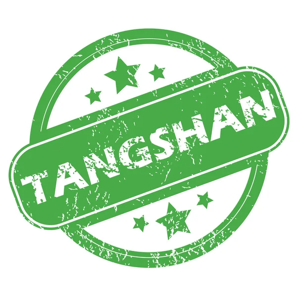 Timbre vert Tangshan — Image vectorielle
