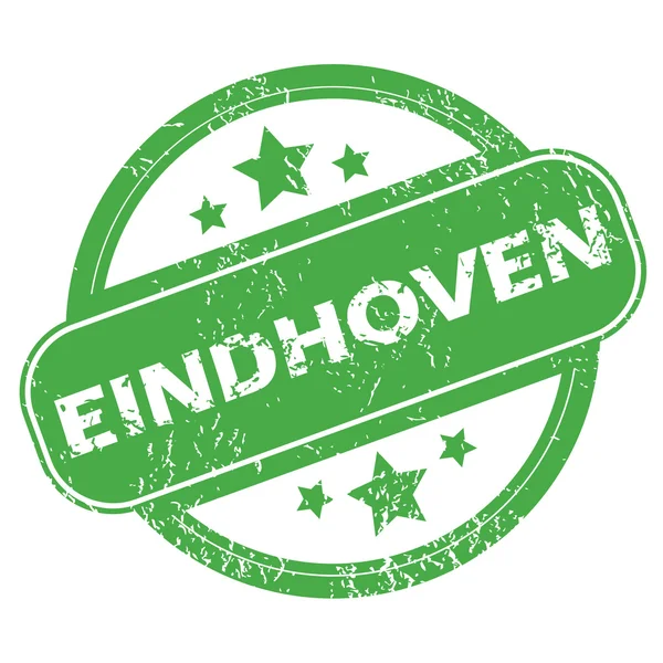 Eindhoven yeşil pul — Stok Vektör