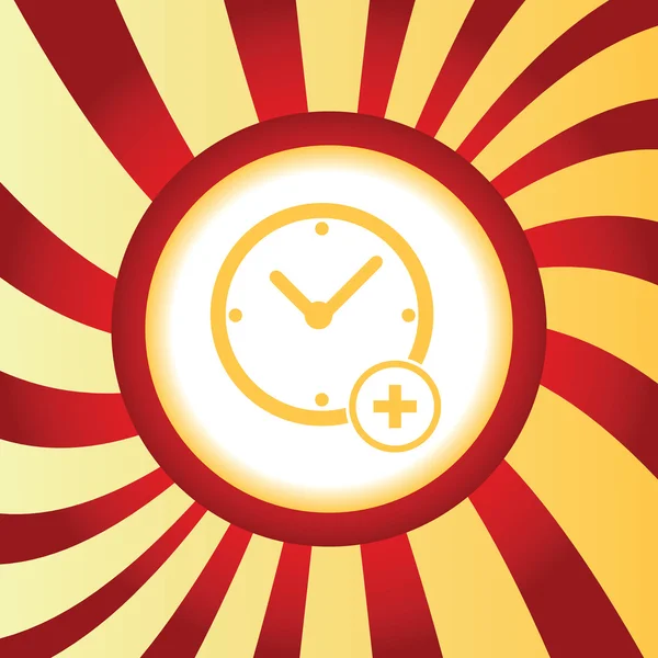 Add time abstract icon — Stock Vector