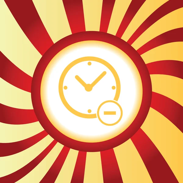 Reduce time abstract icon — Stock Vector