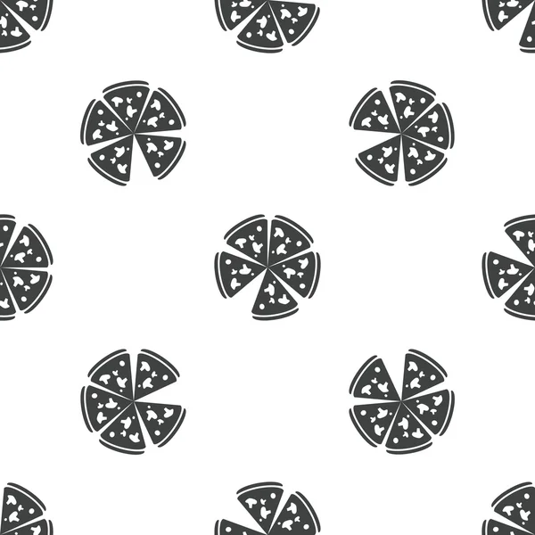 Pizza pattern — Stock Vector