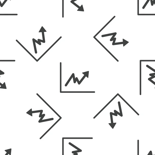 Stijgende grafisch patroon — Stockvector