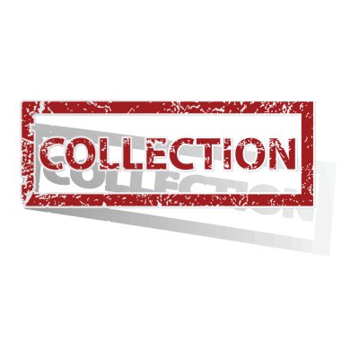 Koleksiyon belirtilen damgası