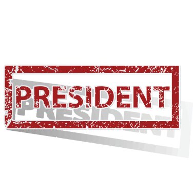 Başkan Seviyelendirilmiş damgası