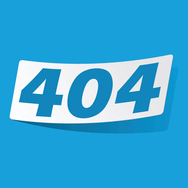 Autocollant 404 — Image vectorielle