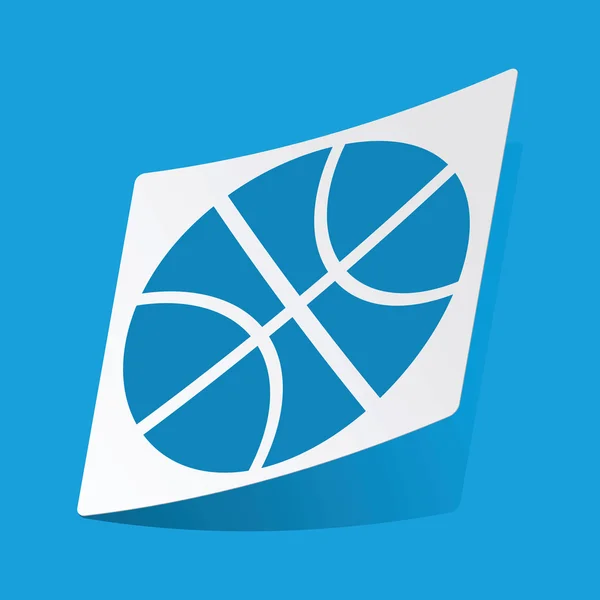 Pegatina de baloncesto — Vector de stock