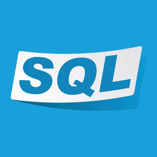 Autocollant SQL — Image vectorielle