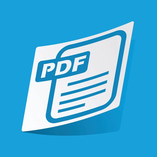 Pdf ファイル ステッカー — ストックベクタ