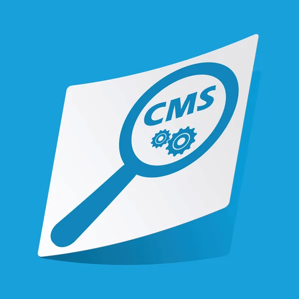 Поиск по CMS — стоковый вектор