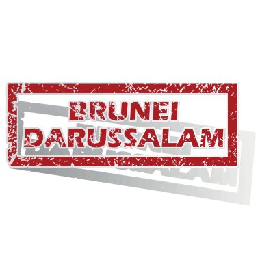 Brunei darussalam Seviyelendirilmiş damgası