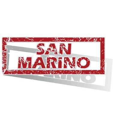 San marino Seviyelendirilmiş damgası
