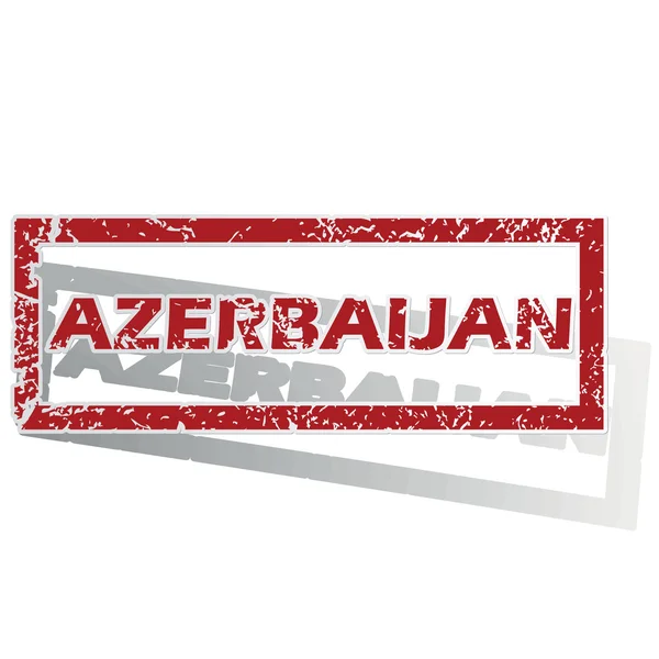Azerbeidzjan overzicht stempel — Stockvector