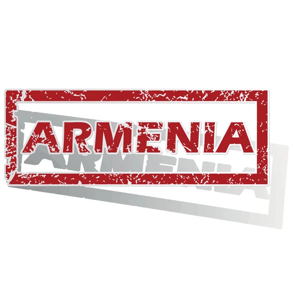 Armenië overzicht stempel — Stockvector