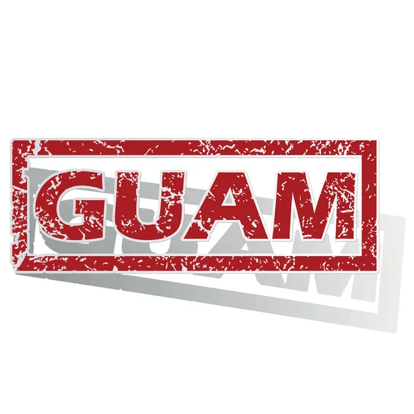 Guam overzicht stempel — Stockvector