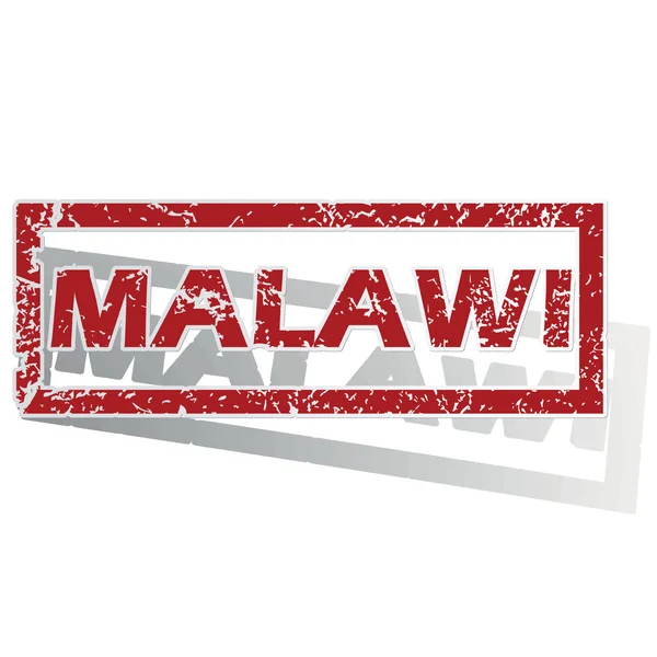 Malawi-Briefmarke — Stockvektor