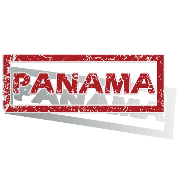 Panama outlined stamp — Stock Vector