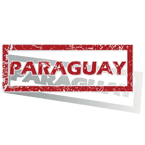 Paraguay delineó sello — Archivo Imágenes Vectoriales