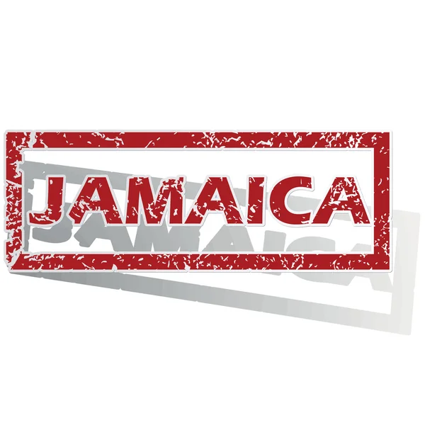 Carimbo jamaica delineado —  Vetores de Stock
