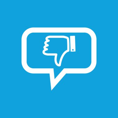 sevmediğim ileti simgesi