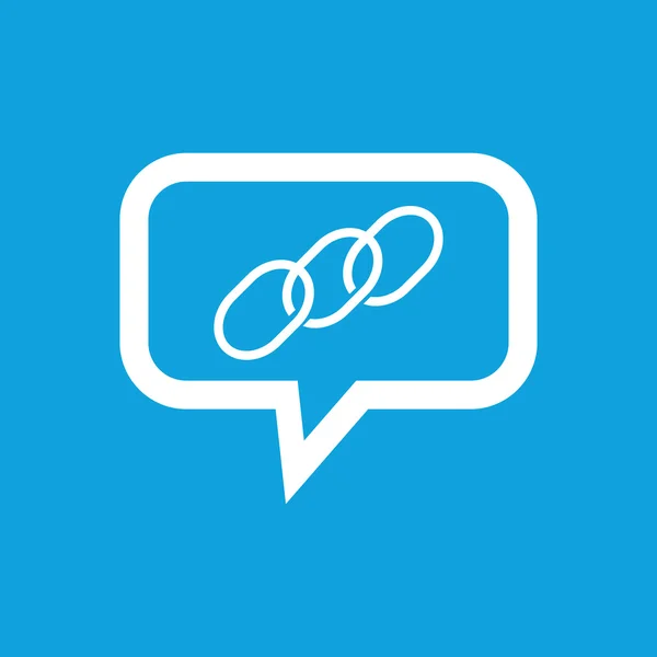 Icône de message chaîne — Image vectorielle