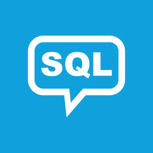 Icône de message SQL — Image vectorielle