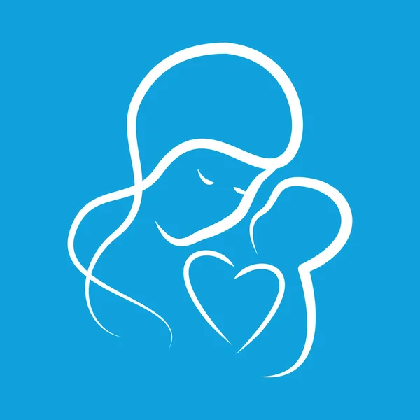 Icône de soins maternels — Image vectorielle