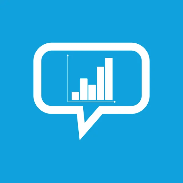 Icono de mensaje gráfico — Vector de stock