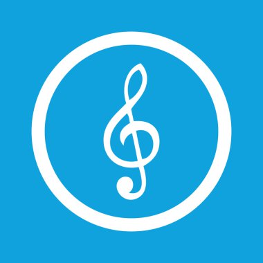 tiz nota anahtarı işareti simgesi