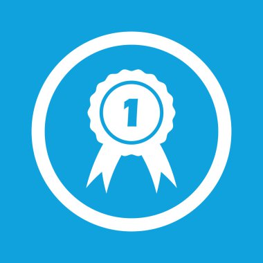 First place sign icon