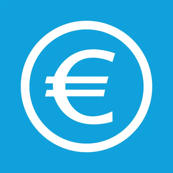 Euro signo icono — Vector de stock