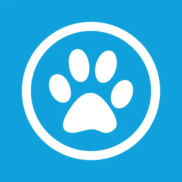 Paw sign icon — Stock Vector