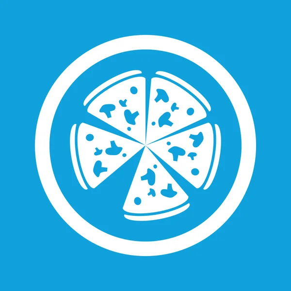 Icône de signe de pizza — Image vectorielle