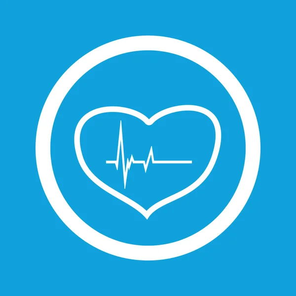 Cardiologie teken pictogram — Stockvector