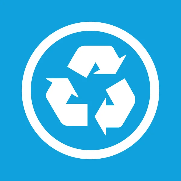 Recycle teken pictogram — Stockvector