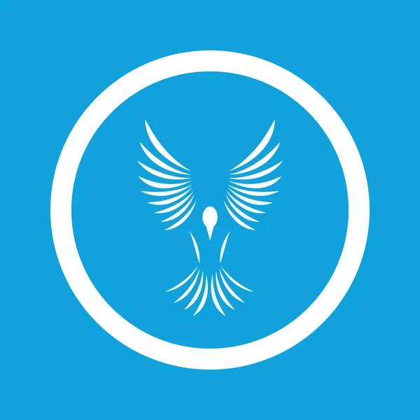 Icône de signe d'oiseau volant — Image vectorielle