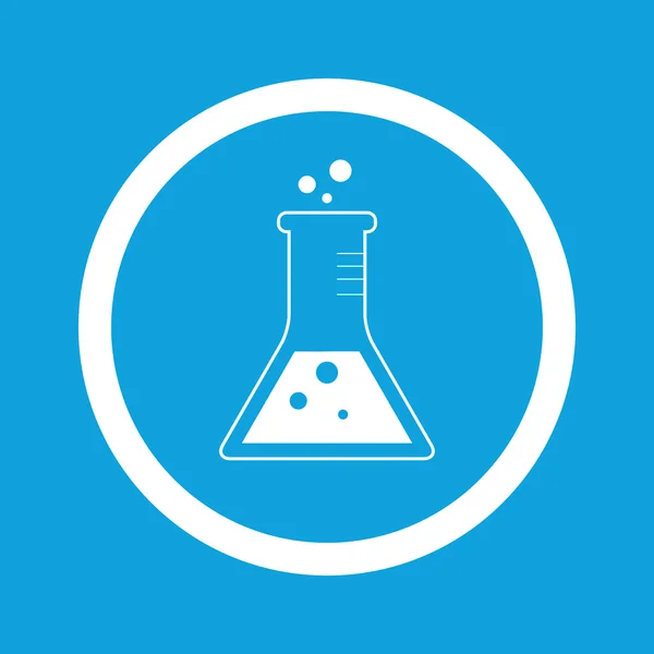Ícone de sinal de frasco cônico — Vetor de Stock