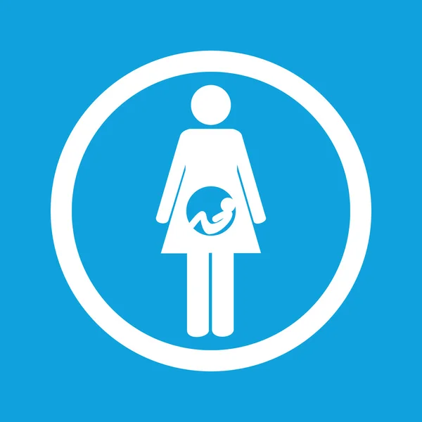 Pregnancy sign icon — Stock Vector