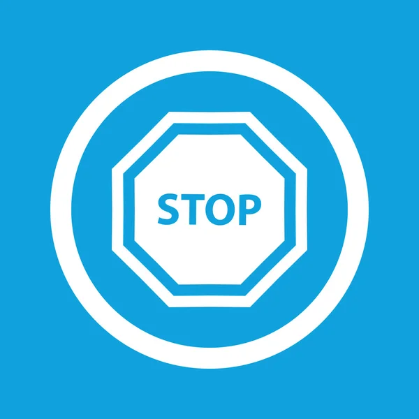 Stop icono de signo — Vector de stock