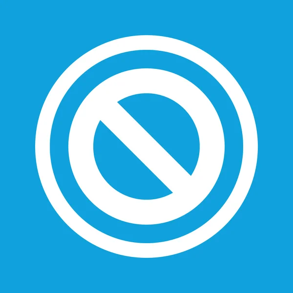Pas d'icône signe — Image vectorielle
