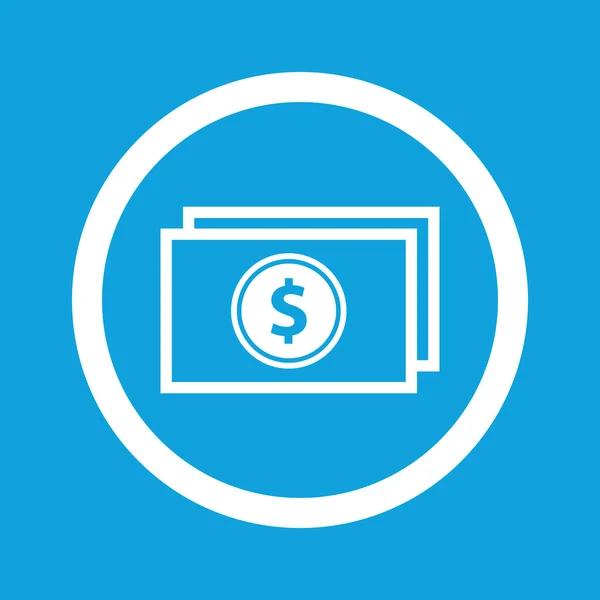 Dollar icône de signe de billet — Image vectorielle